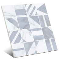 Velvet Geo Mosaic Grey 30×30 (Box 0,63m²)