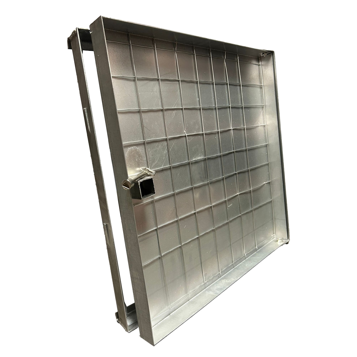 Portail galvanisé rechargeable avec clé étoile 50x50cm