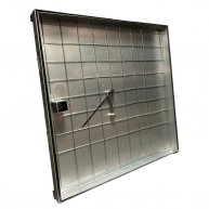 compuerta galvanizada rellenable 50x50cm