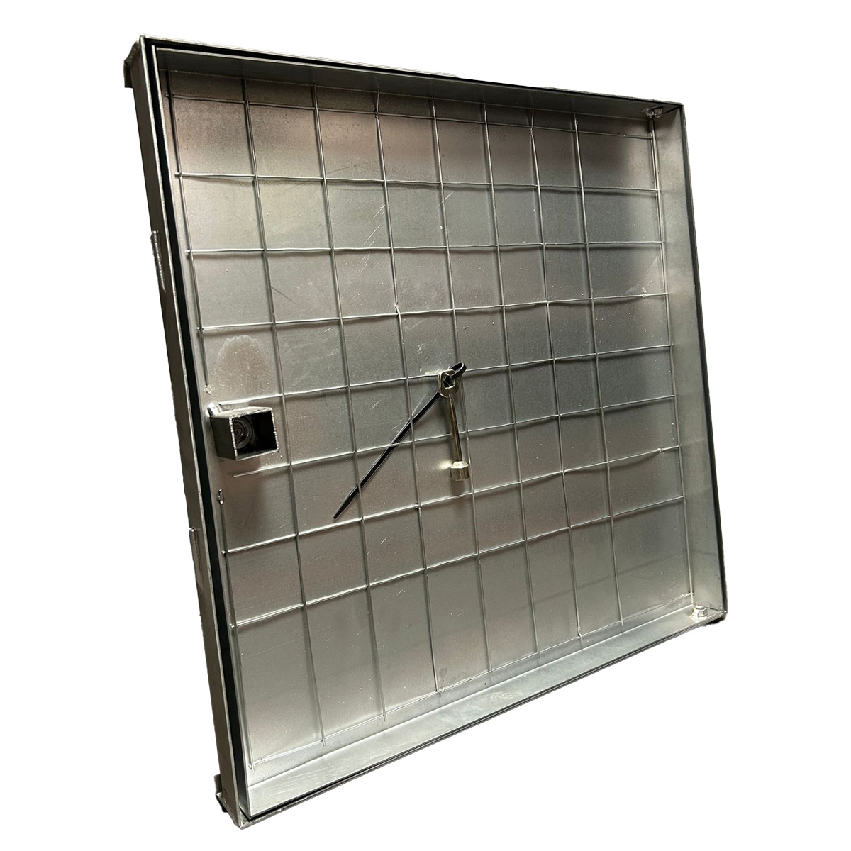 Refillable galvanized gate 50x50cm