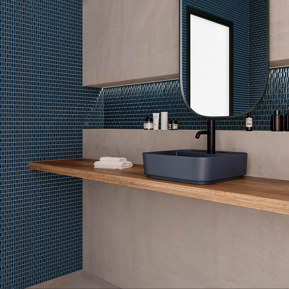 Interior com revestimento 3DB Diamond Saphire 12.5x25