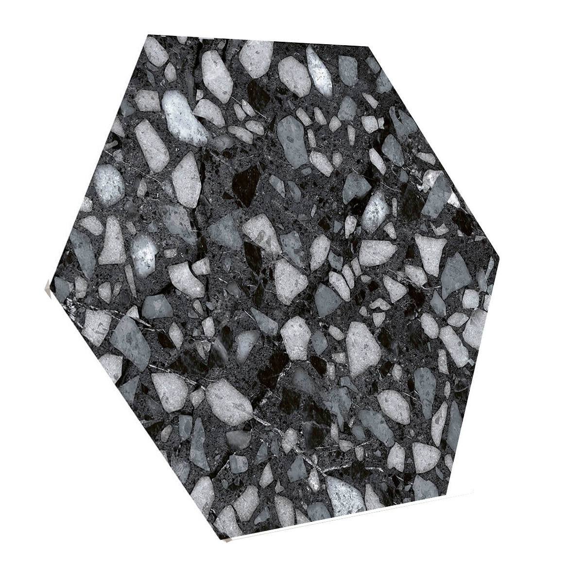 Terazzo Black Mate 23x27 (Caja de 0.75 m2)