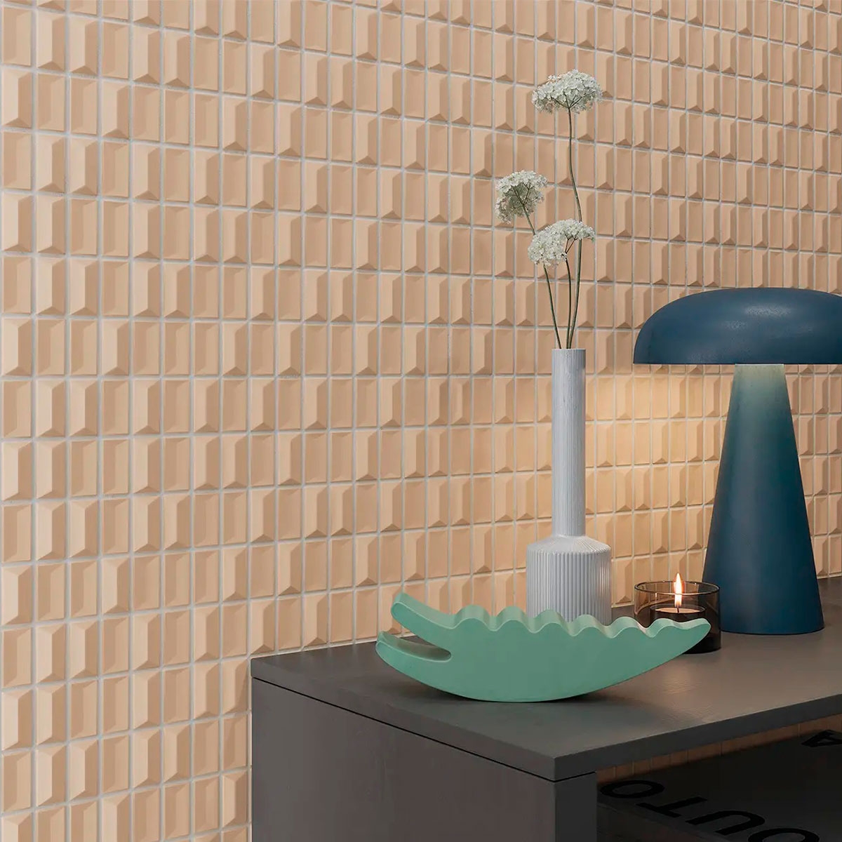 Intérieur avec revêtement 3DB Bevel Topaz 12,5x25