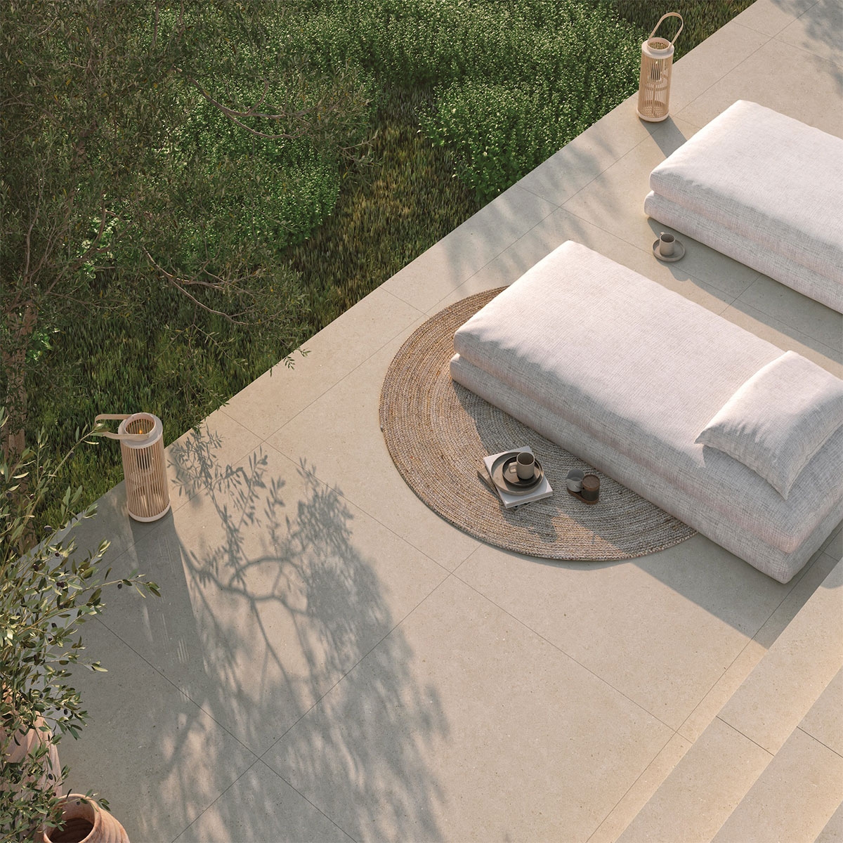 Ambiente con Somport Sand Antideslizante 120x120