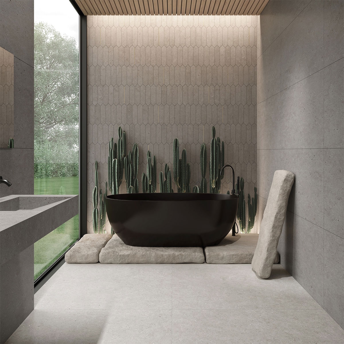 Bathroom with Astun Light Mosaic 29.5x30 (Box of 6 units)