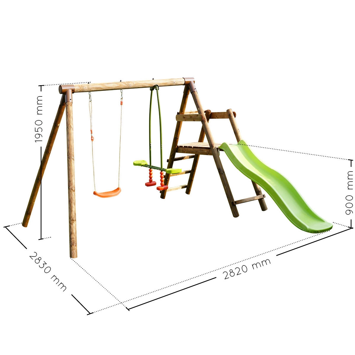 Measurements of Mint Game Station 2820x2830x1950 mm