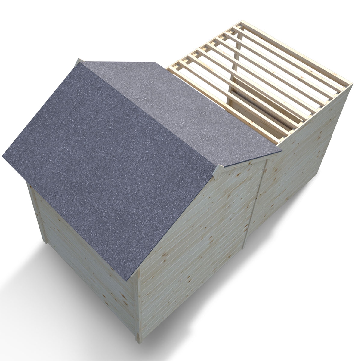 Cabanon en ALPAGA 2445x1287x1629 mm -3