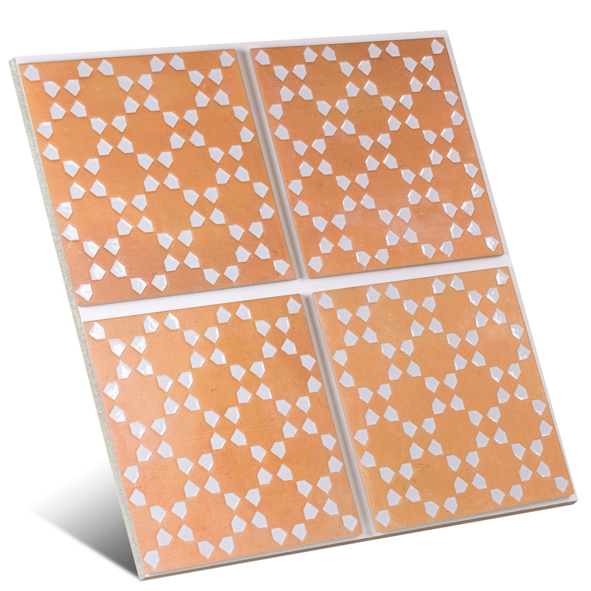 Variación Bejmat Decor Tan White 15x15 (Caja 0.48m2)