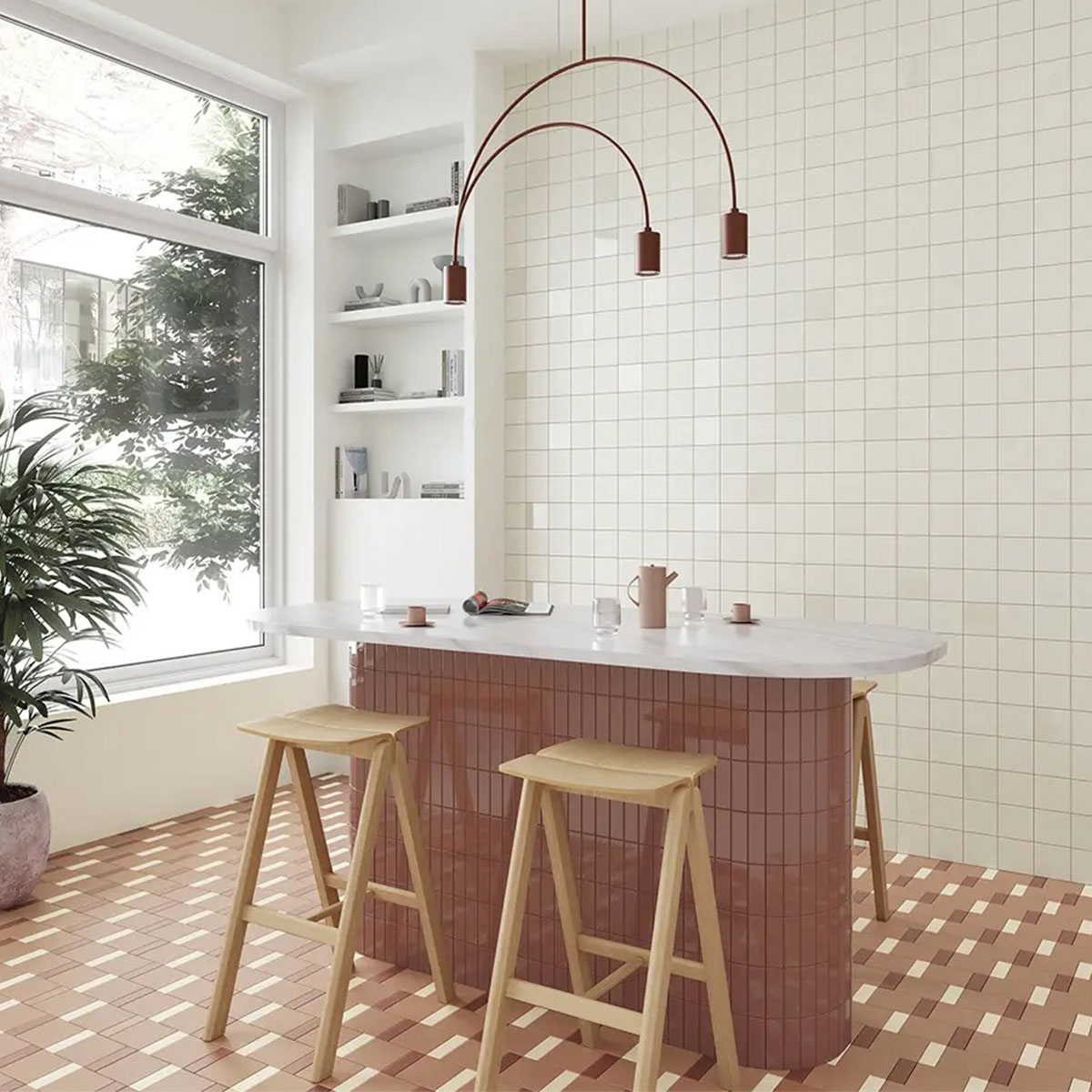 Intérieur avec revêtement de sol Embouts Châtaignier Mate 3.7x11.6