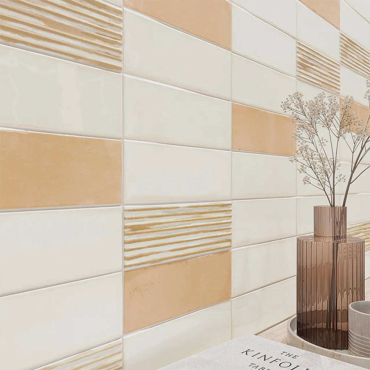 Interior com revestimento CB Adobe 5x15