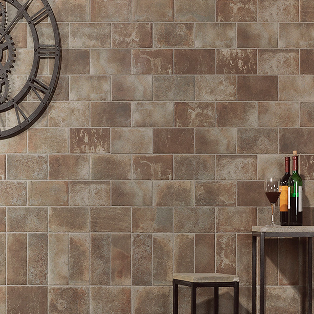 Innenraum mit Boston West rutschfester Beschichtung 22,5x22,5