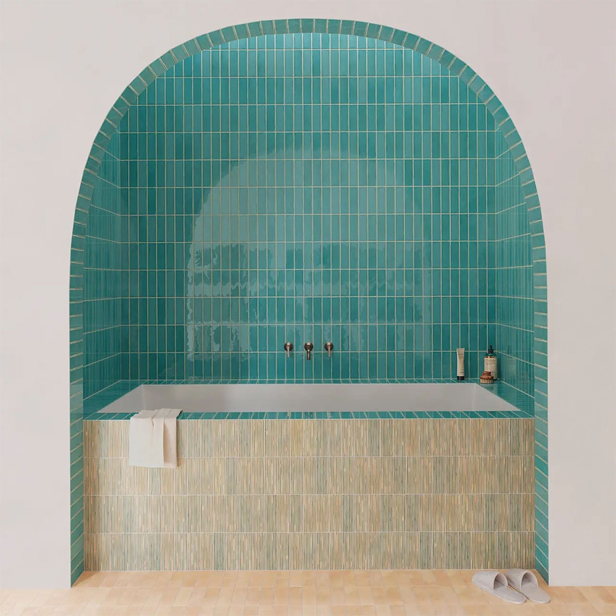 Interior com revestimento CB Comb Water 5x15