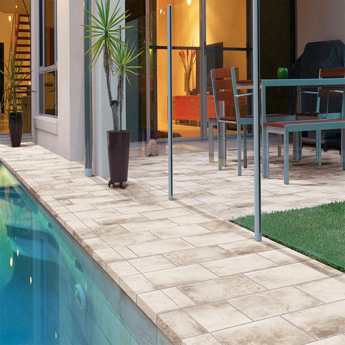 Exterior com Boston Downtown Antiderrapante 22.5x45