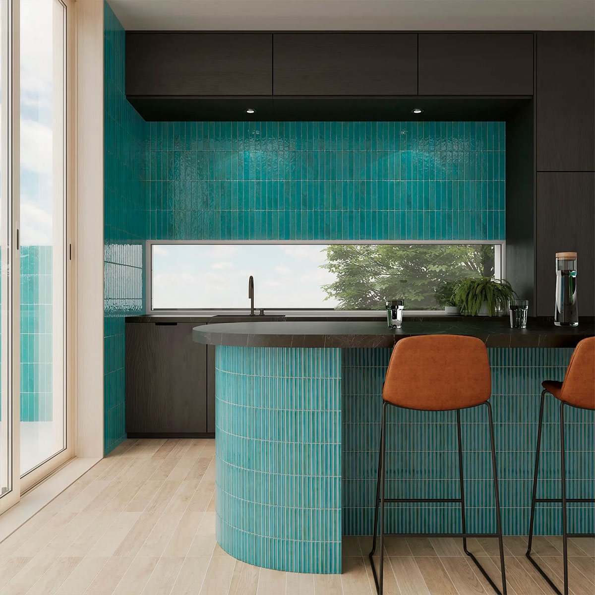 Oleiros Azur 5x25 Cozinha com Revestimento (Box 0.75m2)