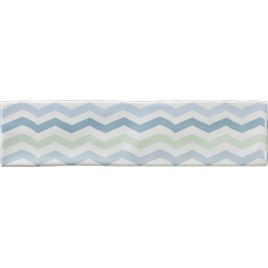 Décor craie Zig-Zag Sky 7.5x30 cm (boîte 0.56 m2)