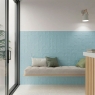 Interior com revestimento Casbah Decor Mix Sky 12.5x12.5