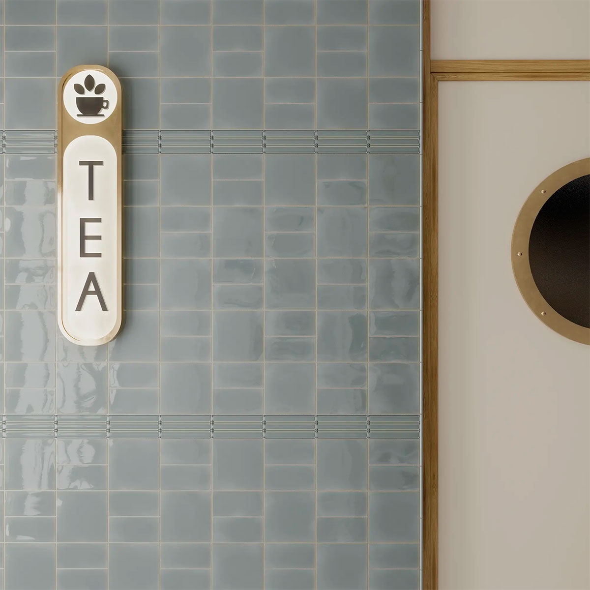 Interior con revestimiento Fayenza Mineral Grey 6,2x12,5 (Caja 0.50m2)