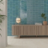 Interior con revestimiento Colour Notes Bars Azur 12,5x25