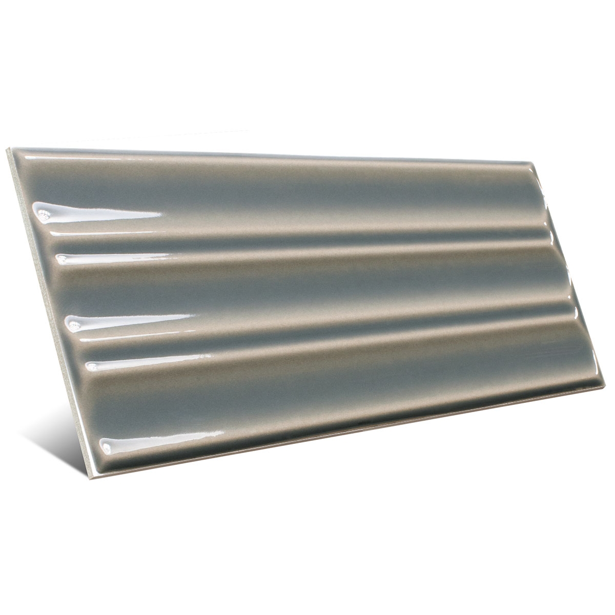 Fayenza Ceinture Gris Minéral 6.2x12.5 (Boîte 0.43m2)