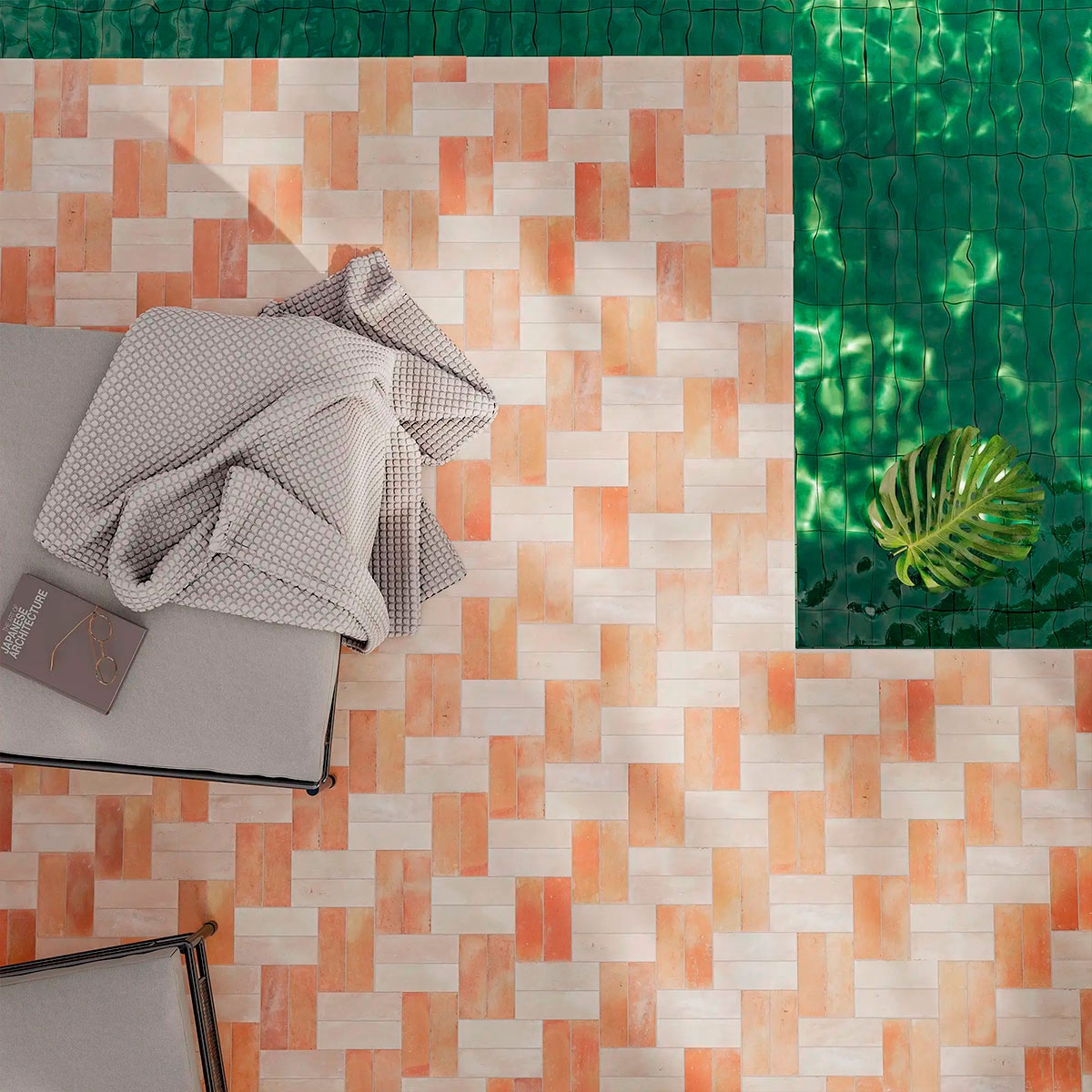 Extérieur avec revêtement de sol Bejmat Tan 5x15