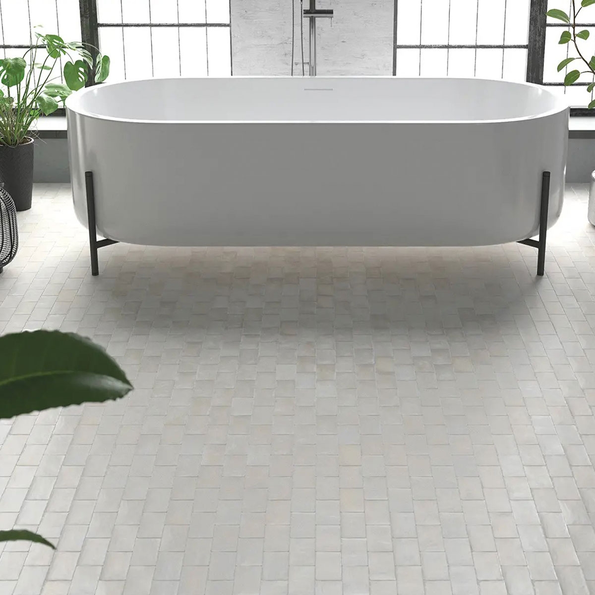 Intérieur avec plancher Cottage White 7x14