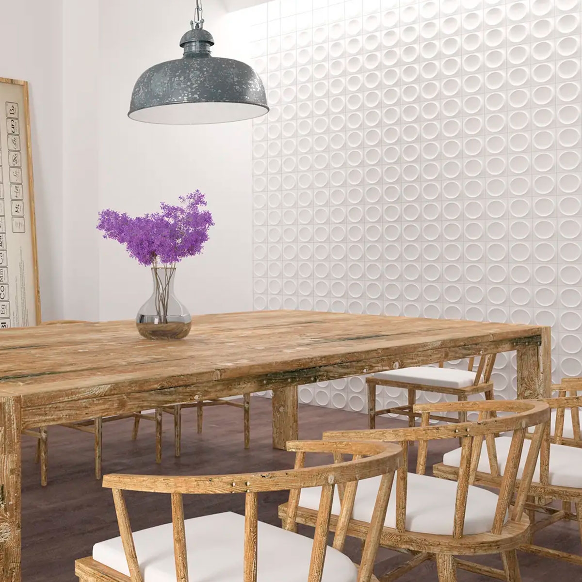 Interior com revestimento Wow Moon Ice White 12.5x12.5-3