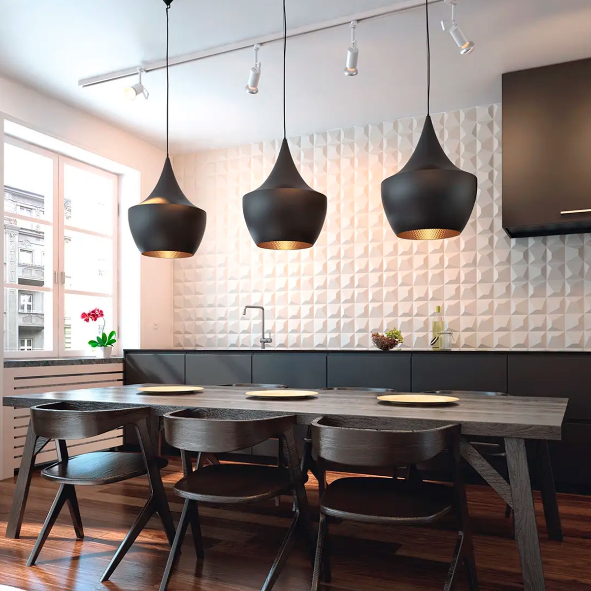 Cozinha com revestimento Wow Nilo Ice White 12.5x12.5 (Box 0.37m2)