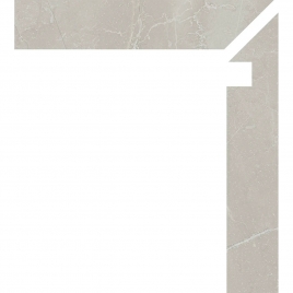 Zanquin Derecho Venecia 1804 Perla 7.5x50 (Caja 8 piezas)