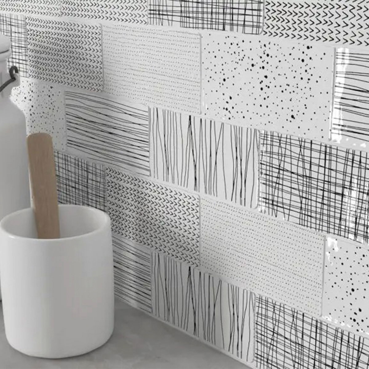 Interior con revestimiento Handmade Decor W&B 7,5x15