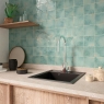 Cuisine avec revêtement Enso Karui Teal 12.5x12.5 (Boîte 0.55m2)