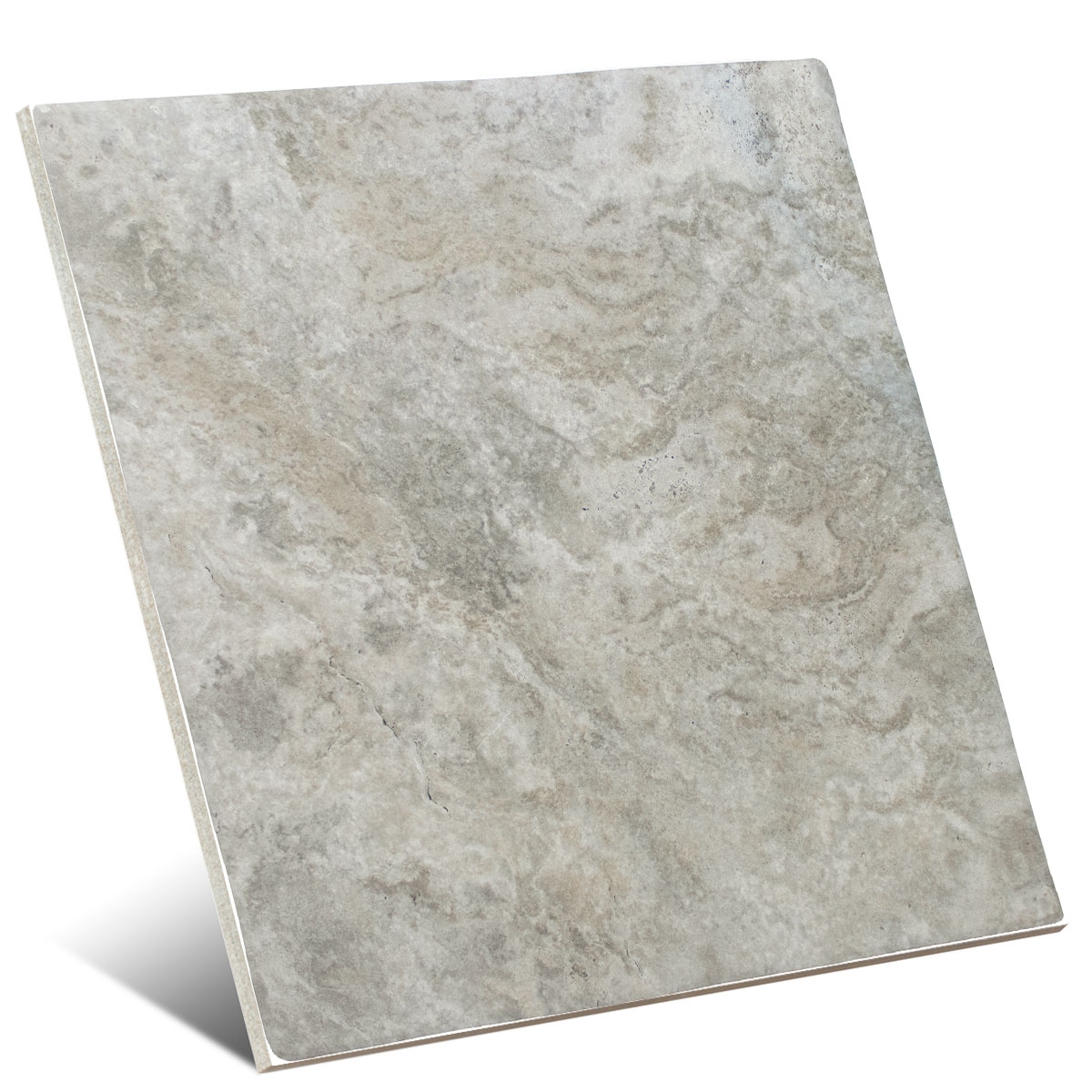 Cross Cut XXL Prata Antiderrapante 44x44 (Caixa 0.77m2)