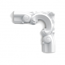 P8030D Angle pour P8030 Orac 132 x 132 x 17 (FOB)