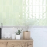 Interior com revestimento Fez Mint 6.2x12.5