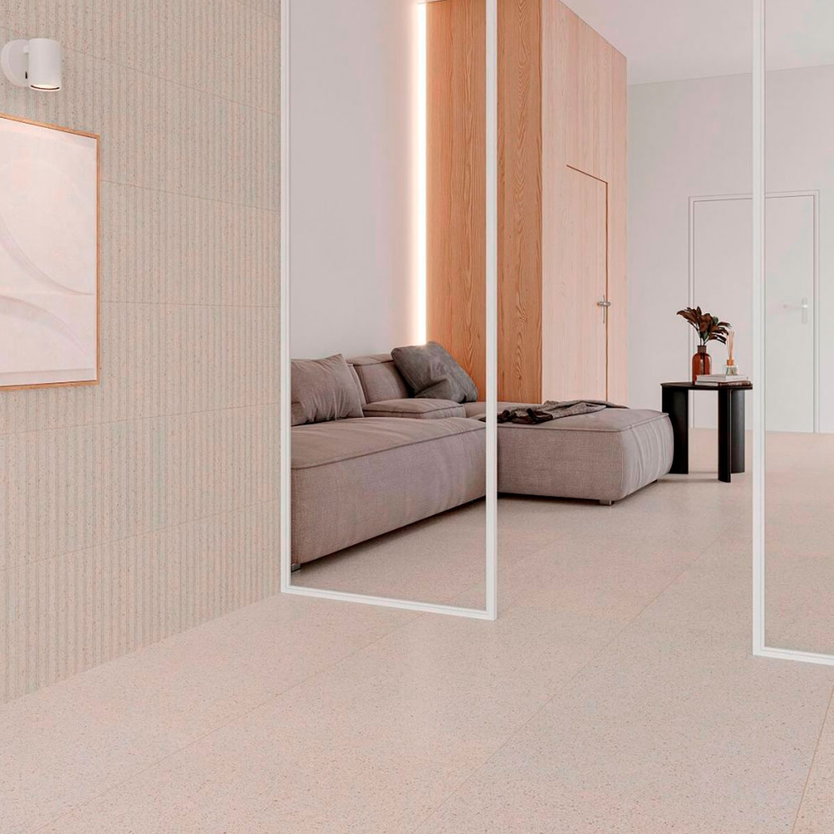 Interior with Marmetta Cream flooring 59.1x119.1 (Box 1.41m2)