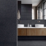 Bathroom with floor and wall tiles Marmetta Dark 59.1x119.1 (Box 1.41m2)
