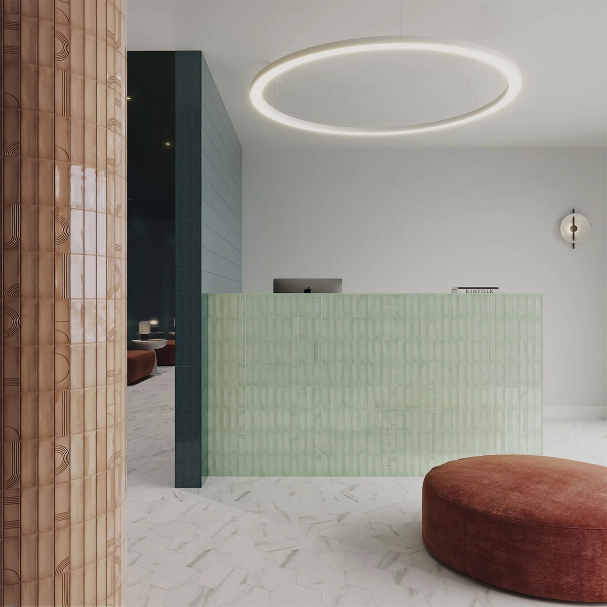 Intérieur avec revêtement Glow Decor Mint 5,2x16