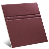 Point & Dash Burgundy 15x15 (Caja 0.54m2)