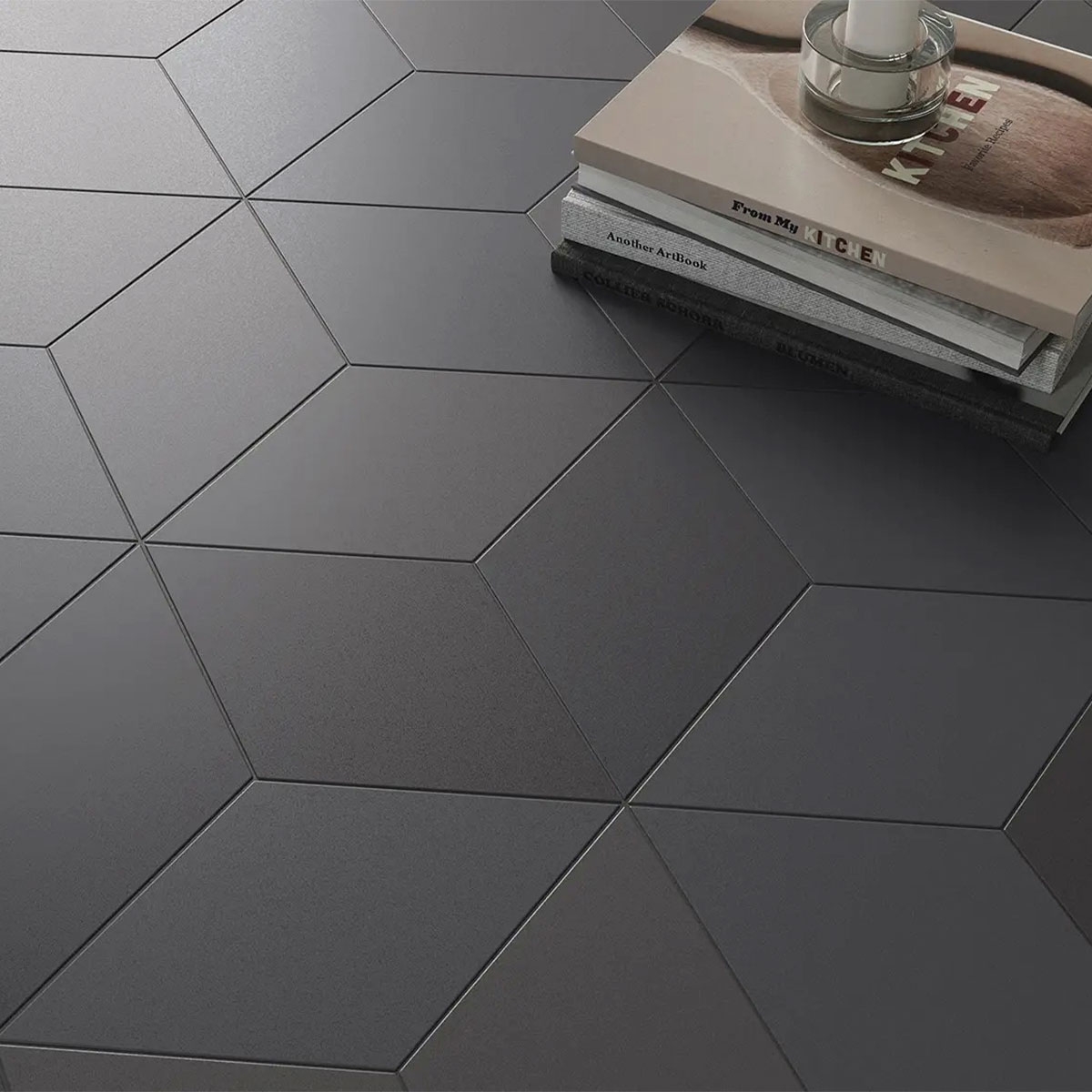 Intérieur avec revêtement de sol Diamond Black 14x24