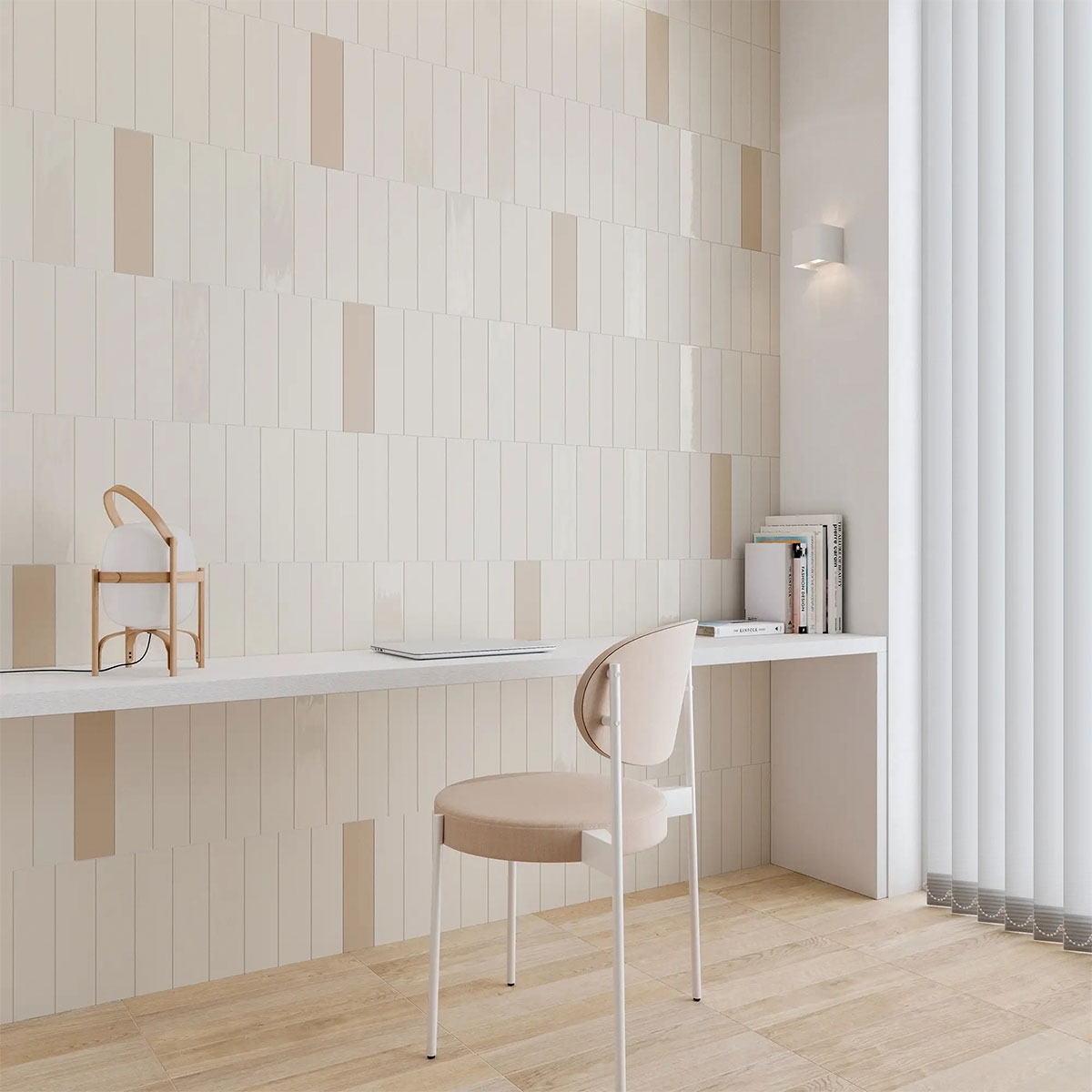 Intérieur avec revêtement Grace White Gloss 7,5x30