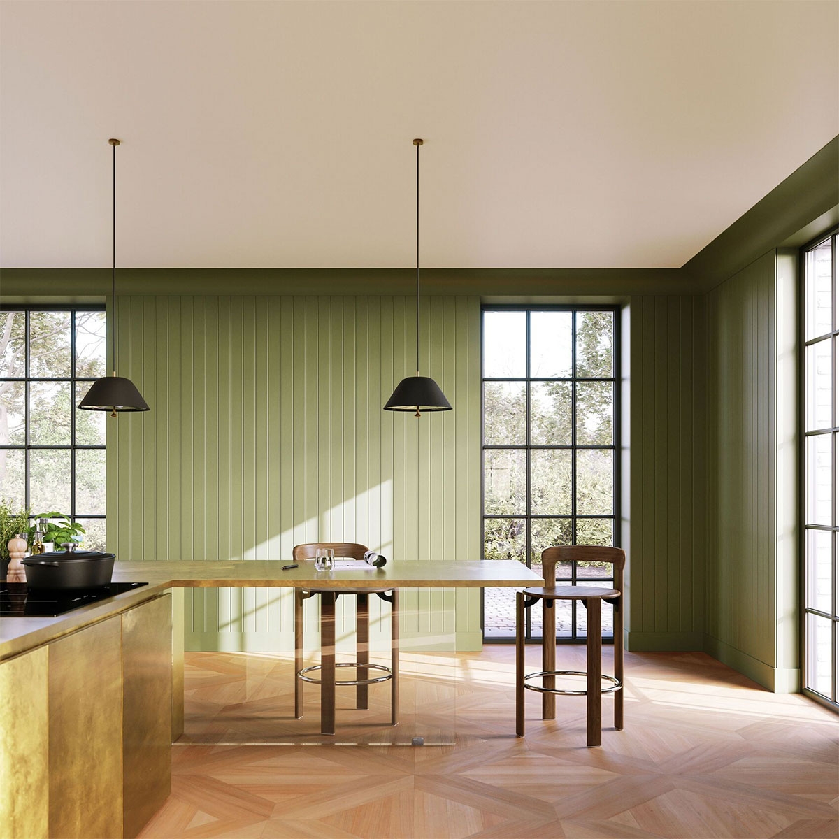 Ambiente con Cornisa C991 2000 x 140 x 110