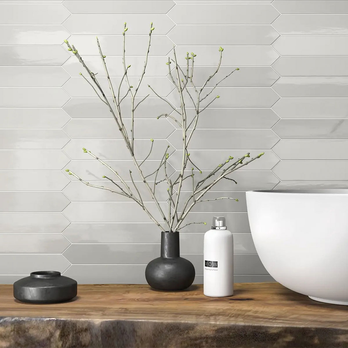 Interior with Gradient Crayon Greige coating 4.3x24.3