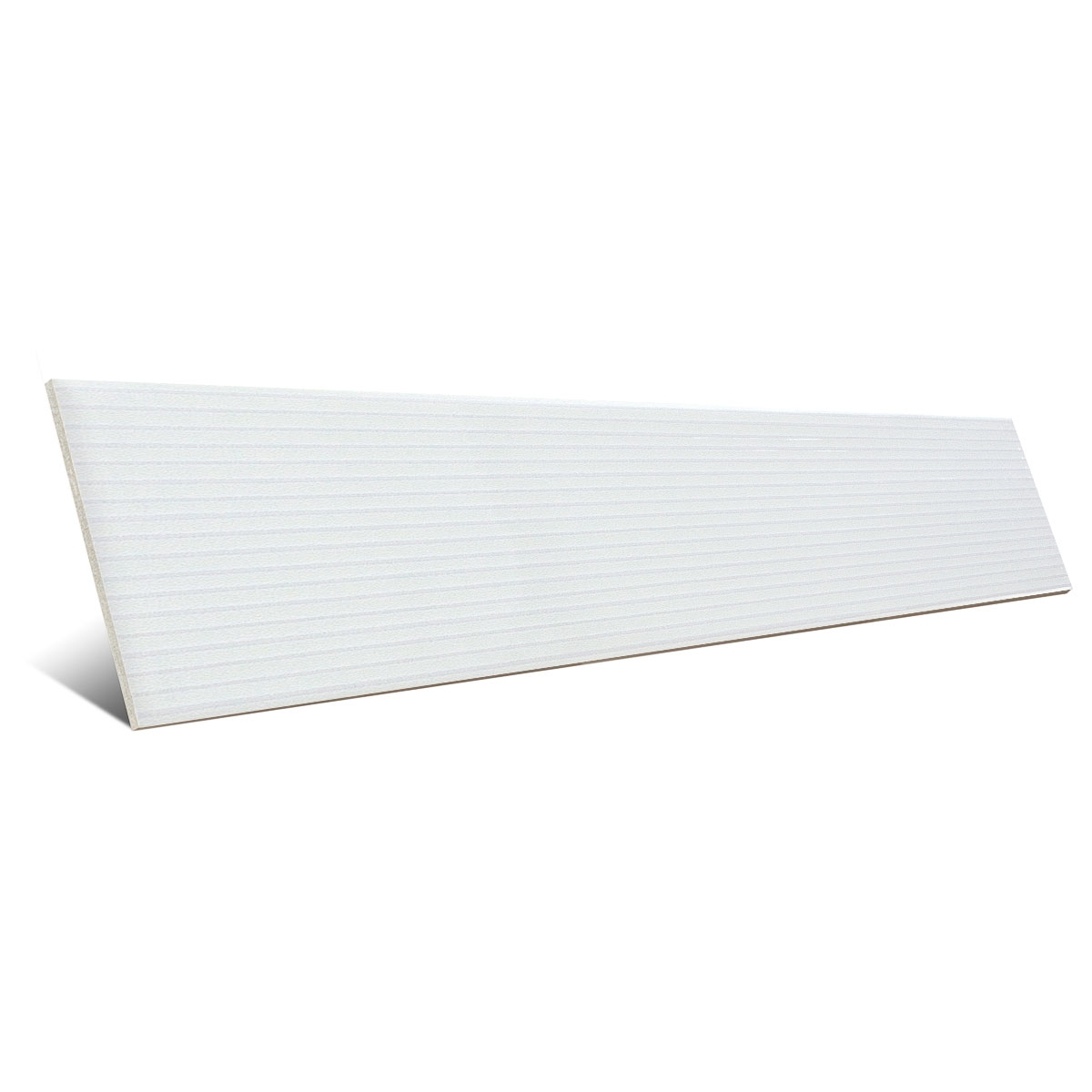 Gradient Decor White Gloss 7.5x30 (Box 0.444 m2)