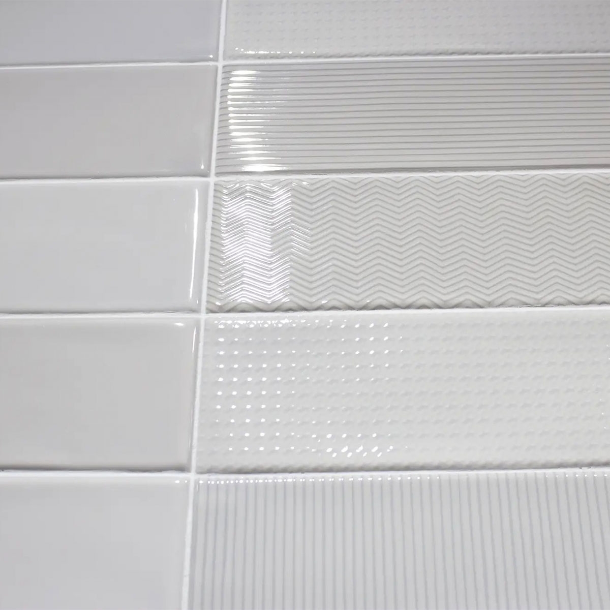 Interior com revestimento Gradient Decor Greige 7.5x30