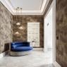 Chambre avec corniche C396 2000 x 61 x 185