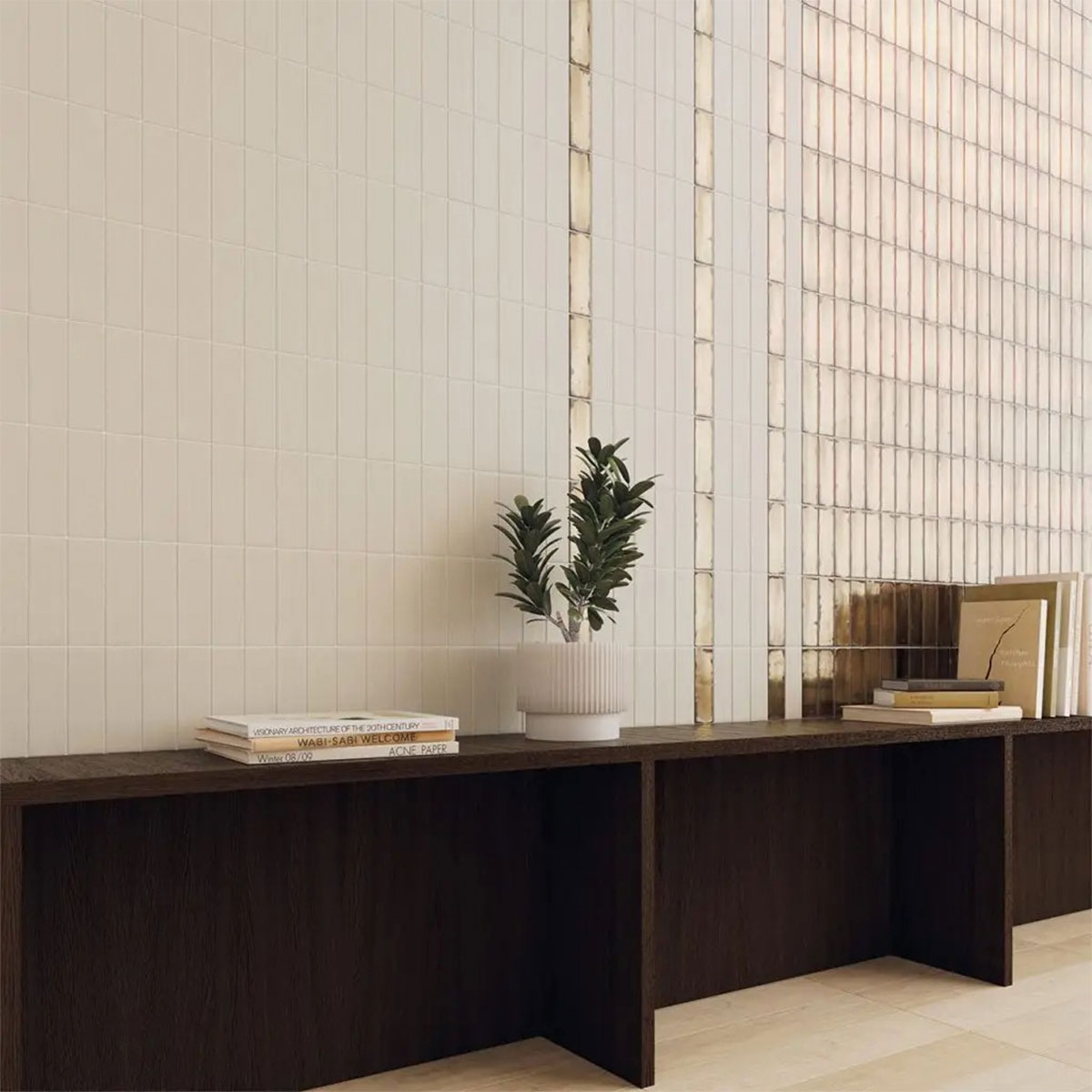 Interior con revestimiento London Calling Bone 3,7x11,6