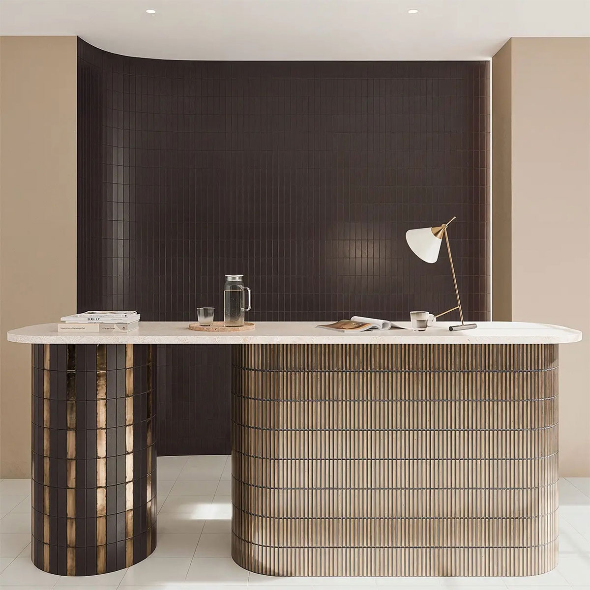 Interior con revestimiento LC Golden 3,7x11,6