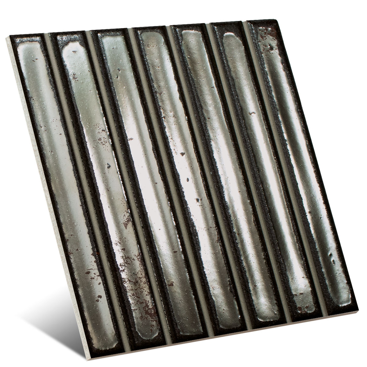 London Calling Bars Silber 11,6x11,6 (Box 0,40m²)