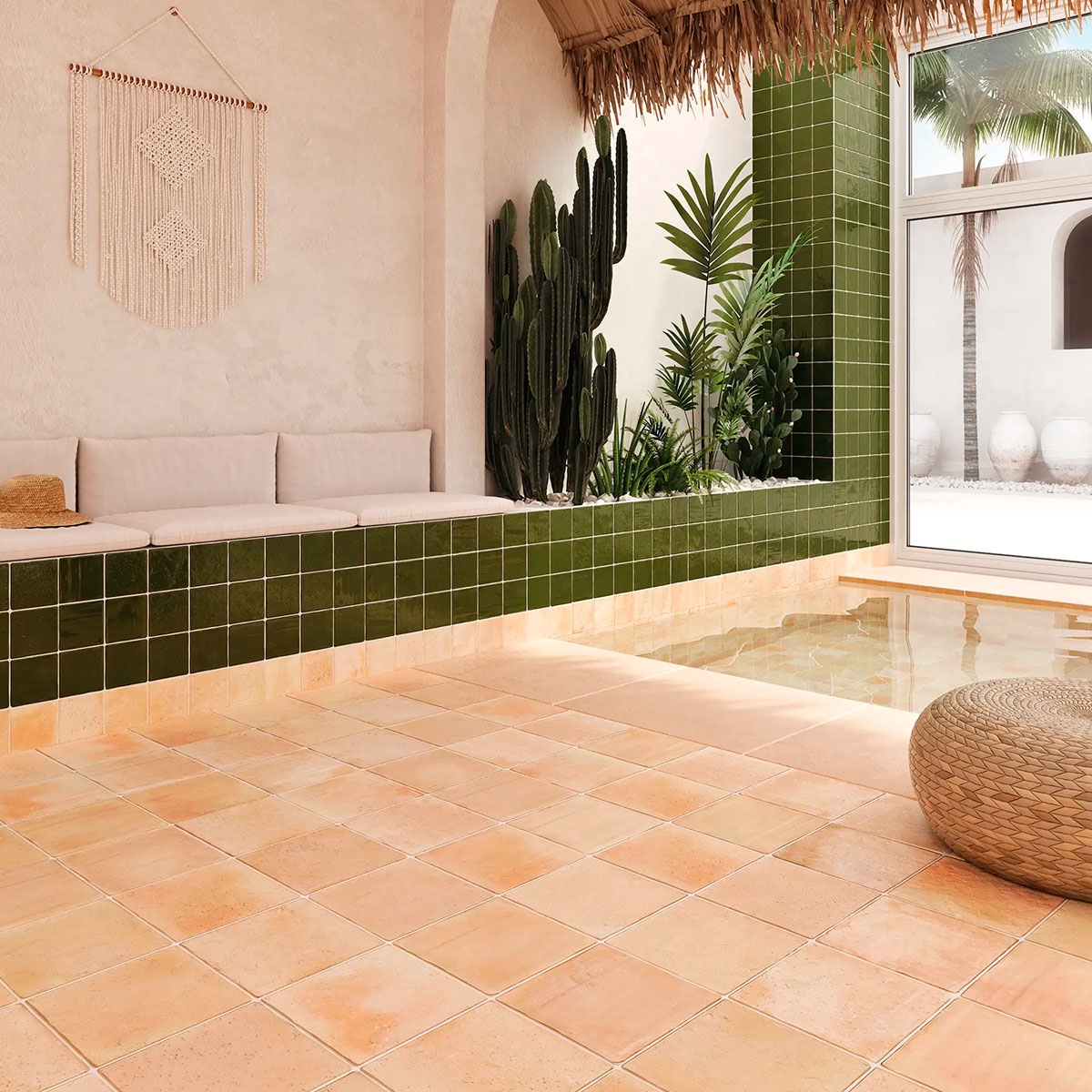 Interior with Roots S Sand Non-slip coating 11x11 (Box 0.36m2)