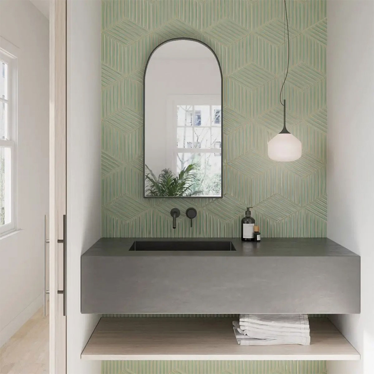 Interior con revestimiento Spike Bars A Fern 15x25,9