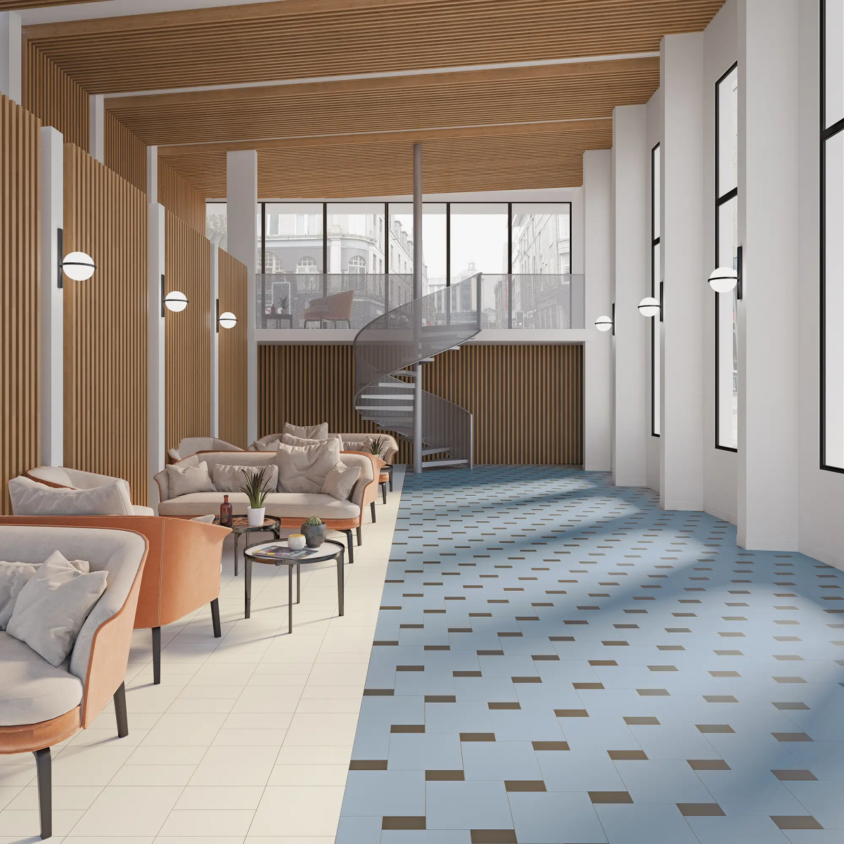 Intérieur avec sol en basalte Solid S 6.2x12.5 (Boîte 0.43m2) 6